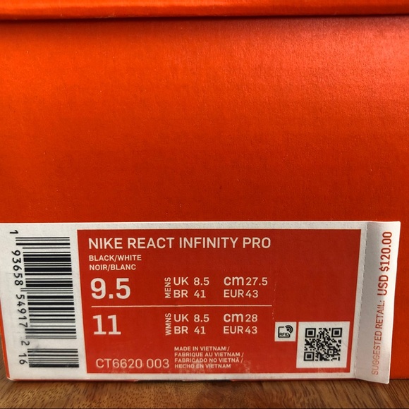 NIKE REACT INFINITY PRO GOLF SHOES - Picture 9 of 9
